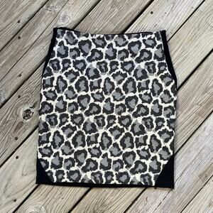 Diane Von Furstenberg Emma Snakeskin Print Skirt Size 12